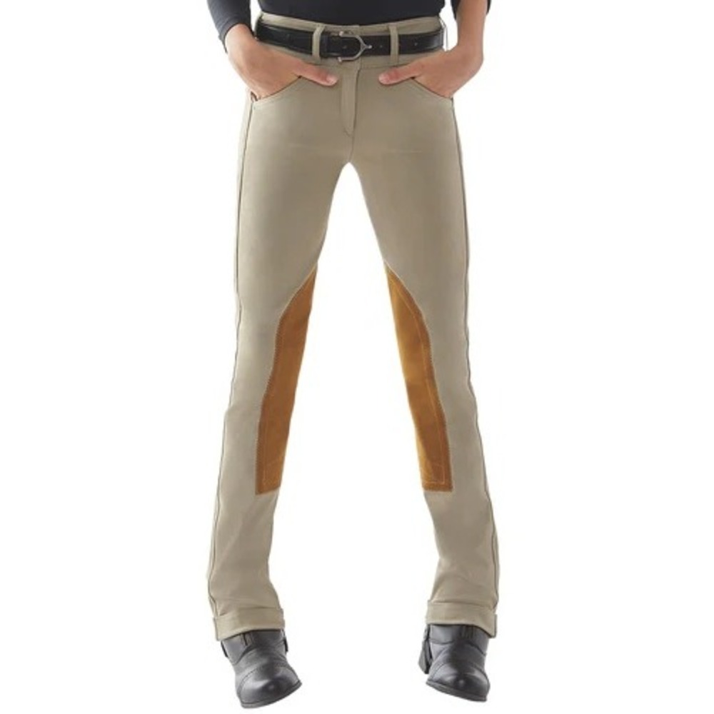 Dover Saddlery Equestrian Riding Pants Kids 14 Horse Show Hunter Padded Knees‎